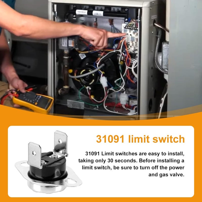 uhzz 31091 Limit Switch for Atwood/Dometic RV Furnace Limit Switch Replacements （2-pack) - Image 5